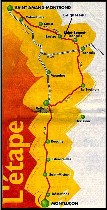 Le parcours de l'étape